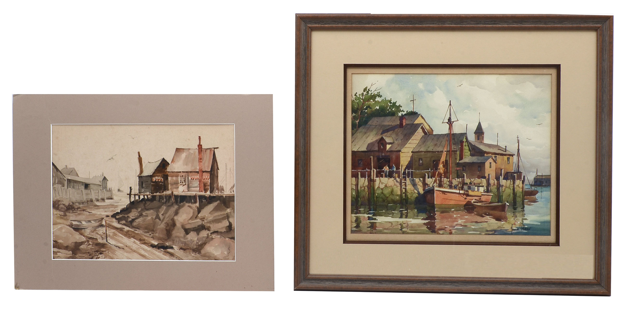 JOHN HARE PAINTING PLUS ANOTHER