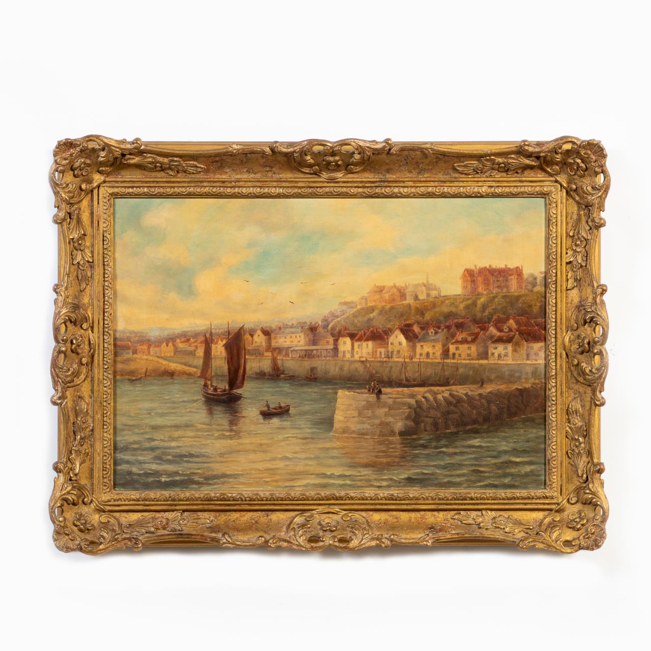 JOHN HASSALL, OIL ON CANVAS COASTAL