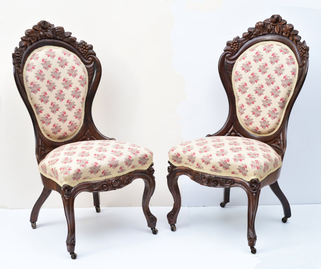 JOHN HENRY BELTER, MATCHING PAIR OF