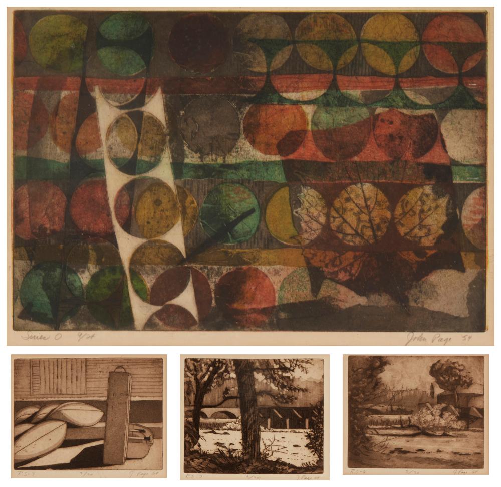 JOHN HENRY PAGE JR. (B. 1923). FOUR