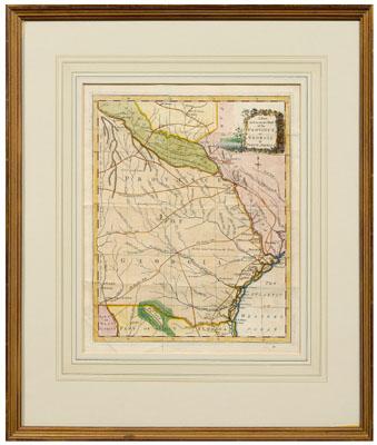 John Hinton map of Georgia, &quot;A