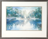JOHN HOLUB SIGNED WATERCOLOR B