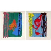 JOHN HOYLAND, (2) SCREENPRINTS