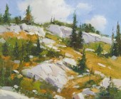 JOHN HUGHES, (B. 1949), MOUNTA