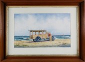 JOHN HUTCHINSON WATERCOLOR ON