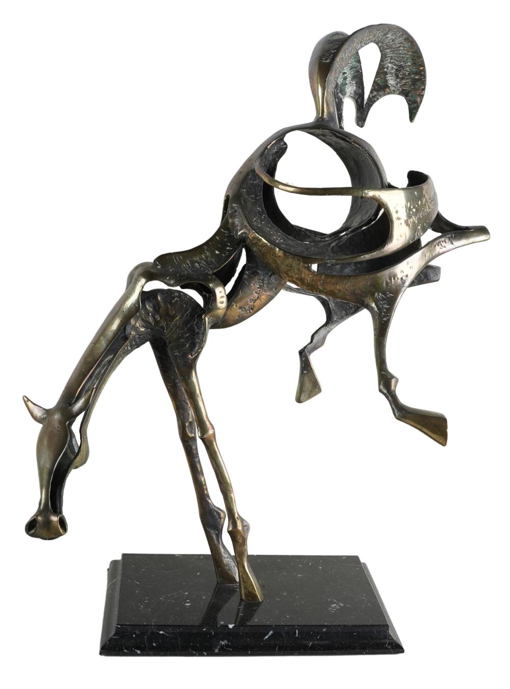 JOHN JAGGER: "YAHOO"1989; bronze;