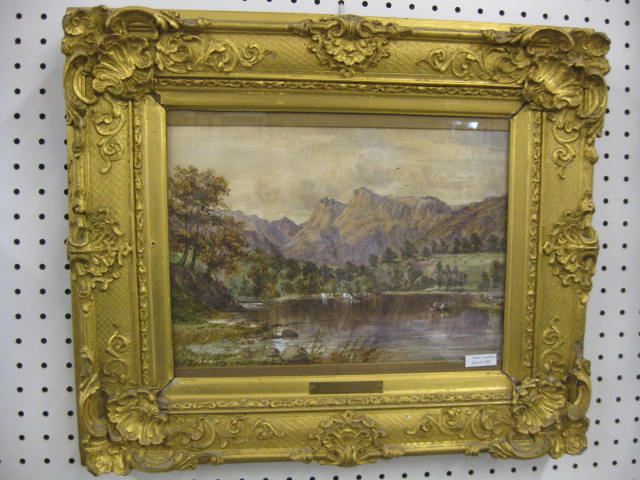 John Joseph Hughes Watercolor ''The