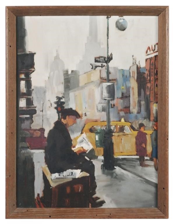 JOHN K. DILLON, OIL ON CANVAS,
