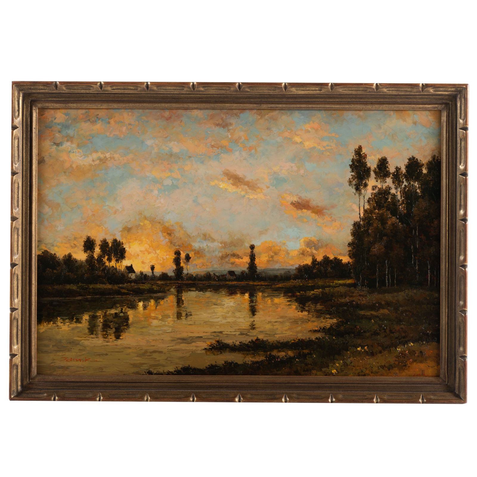 JOHN K. "EVENINGS EDGE," OIL