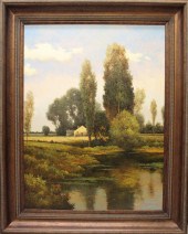 JOHN K., LARGE OIL ON CANVASJO