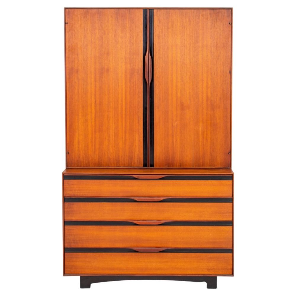 JOHN KAPEL MID-CENTURY MOD WALNUT