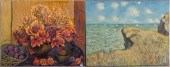 JOHN KEARNS. TWO UNFRAMED ARTW