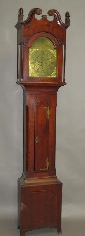 JOHN KEIM TALL CASE CLOCK, READING,