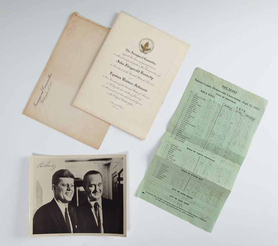JOHN KENNEDY INAUGURAL INVITATION &