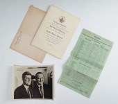 JOHN KENNEDY INAUGURAL INVITAT