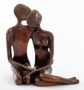 JOHN KENNEDY SEATED NUDE COUPL