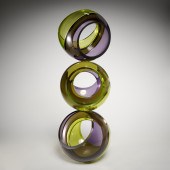 JOHN KILEY, LARGE GLASS SCULPT