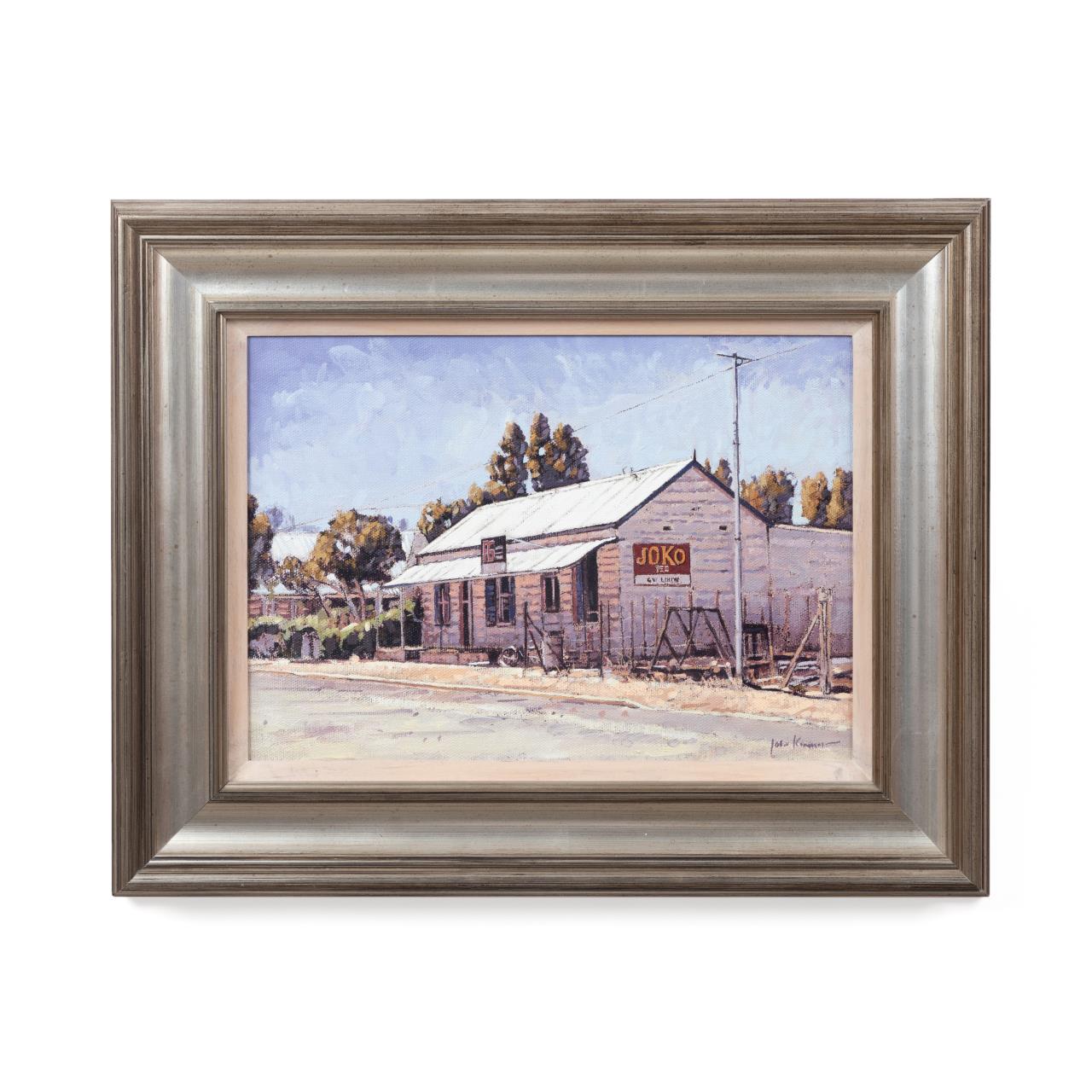 JOHN KRAMER, CORNER STORE OIL ON