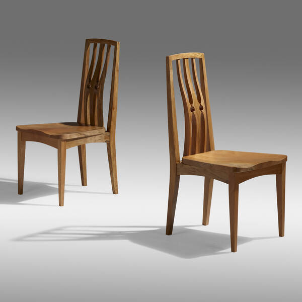 John Landis. Pierced Back chairs,