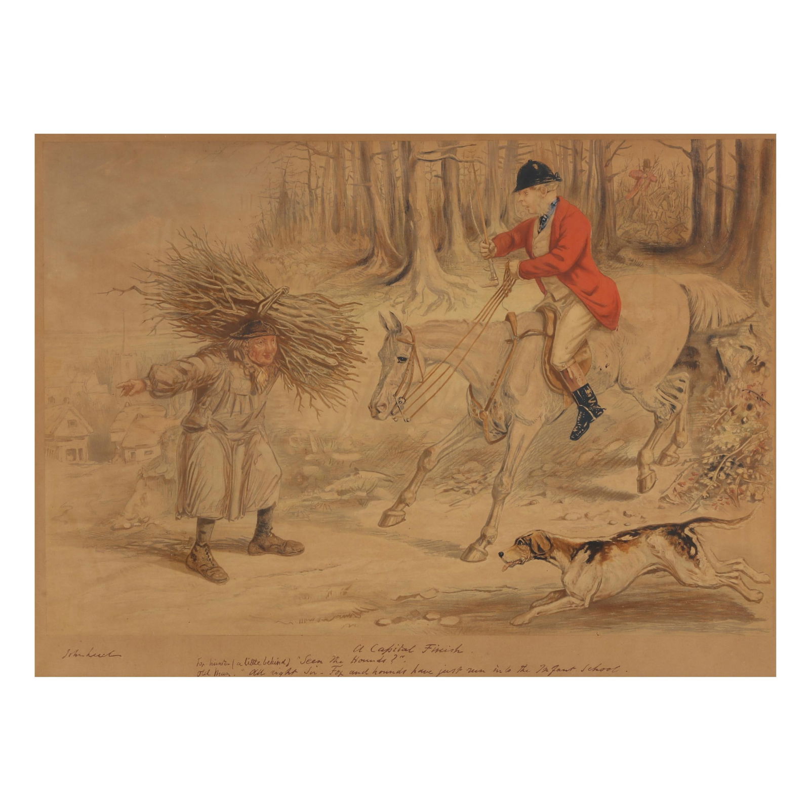 JOHN LEECH (ENGLISH, 1817-1864),  A