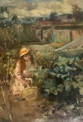 JOHN LOCHHEAD OIL ON CANVASJoh