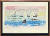 JOHN LOCHTEFELD GOUACHE AND PE