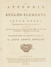JOHN LODGE COWLEY "AN APPENDIX