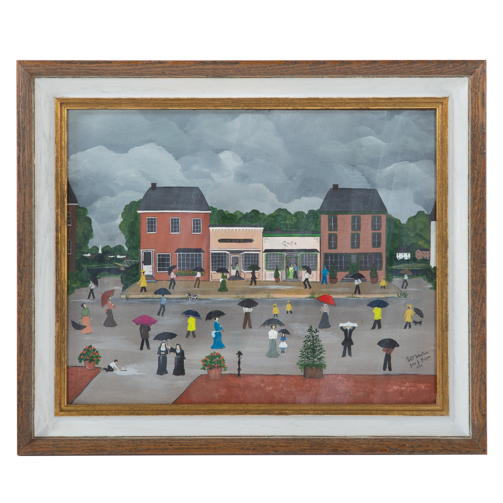 JOHN LOEPER. "WET WEATHER," ACRYLIC