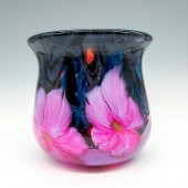 JOHN LOTTON CASED GLASS VASE,