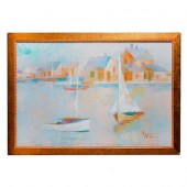 JOHN MANOL OIL ON CANVAS PAINT