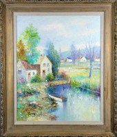 John Manol - Oil Painting on C