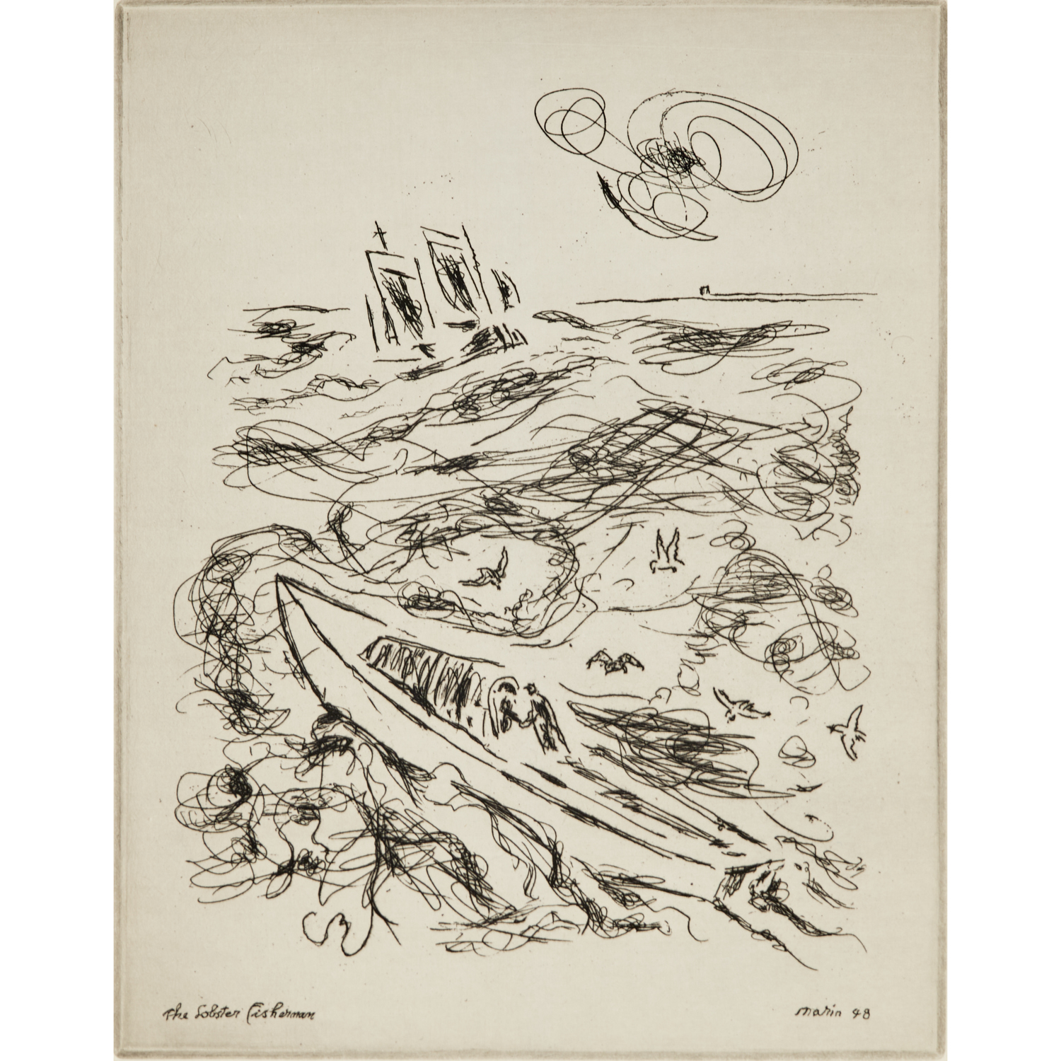 JOHN MARIN, SIGNED ETCHING, 1948