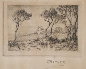 JOHN MATHER LANDSCAPE ETCHINGS