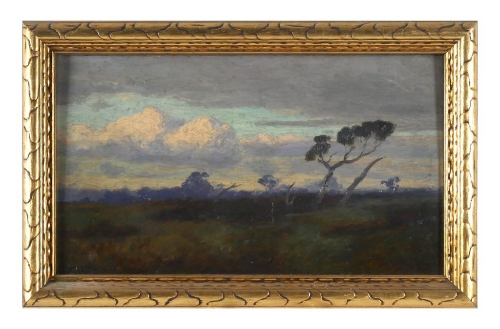 JOHN MATHER, OIL ON BOARD, NEAR