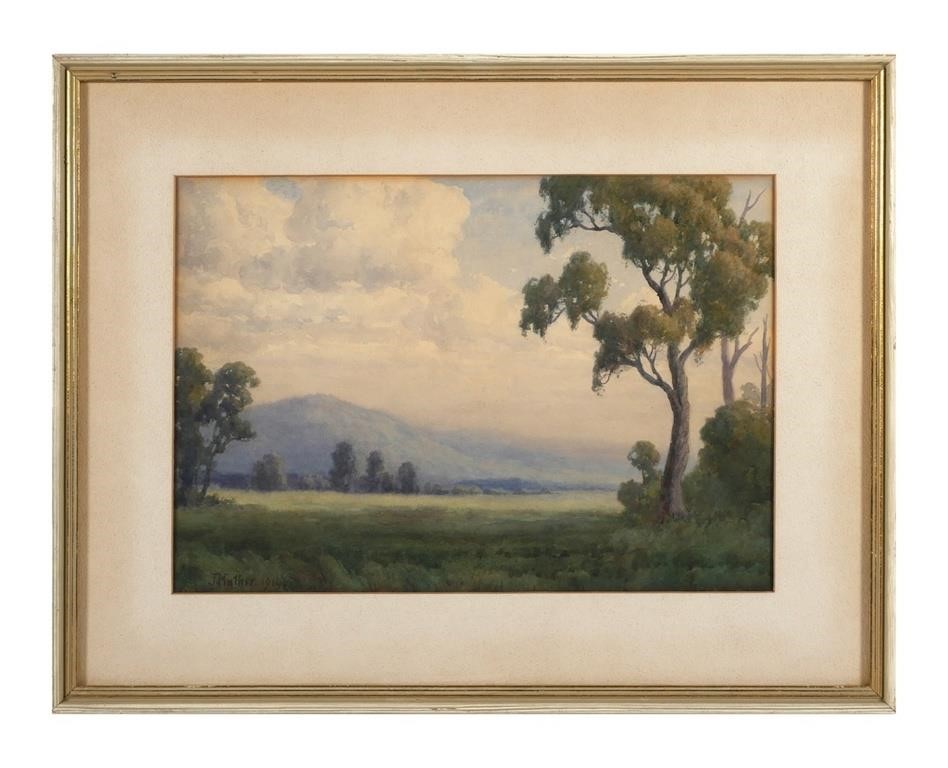JOHN MATHER, WATERCOLOR,