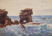 JOHN MATHER, WATERCOLOR, CAPE