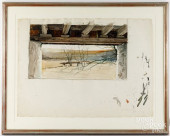 JOHN MCCOY, WATERCOLOR STUDY<b
