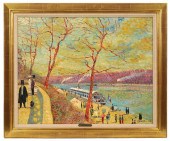 JOHN MORRIS 'BY THE RIVER' OIL