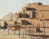 JOHN MOYERS (B. 1958), "ROOFTO