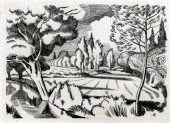 John Nash RA (1893-1977) pen a