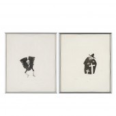 JOHN NICHOLS, UNTITLED PAIR (M