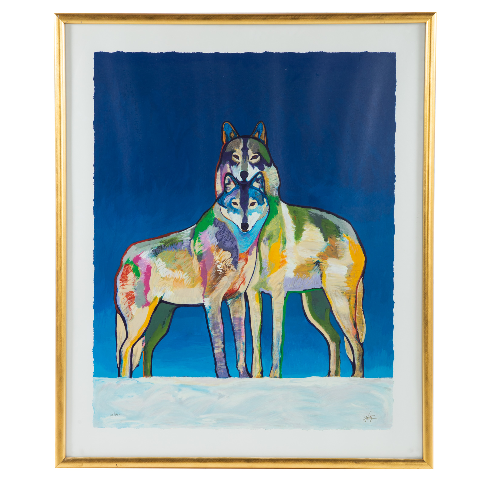 JOHN NIETO. A PAIR OF WOLVES,