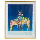 JOHN NIETO. A PAIR OF WOLVES,