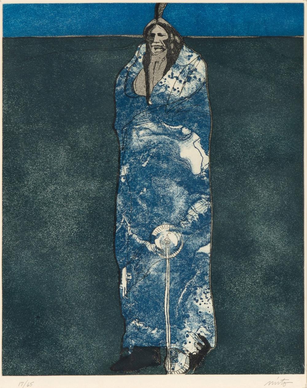 JOHN NIETO, COURTSHIP BLANKET,