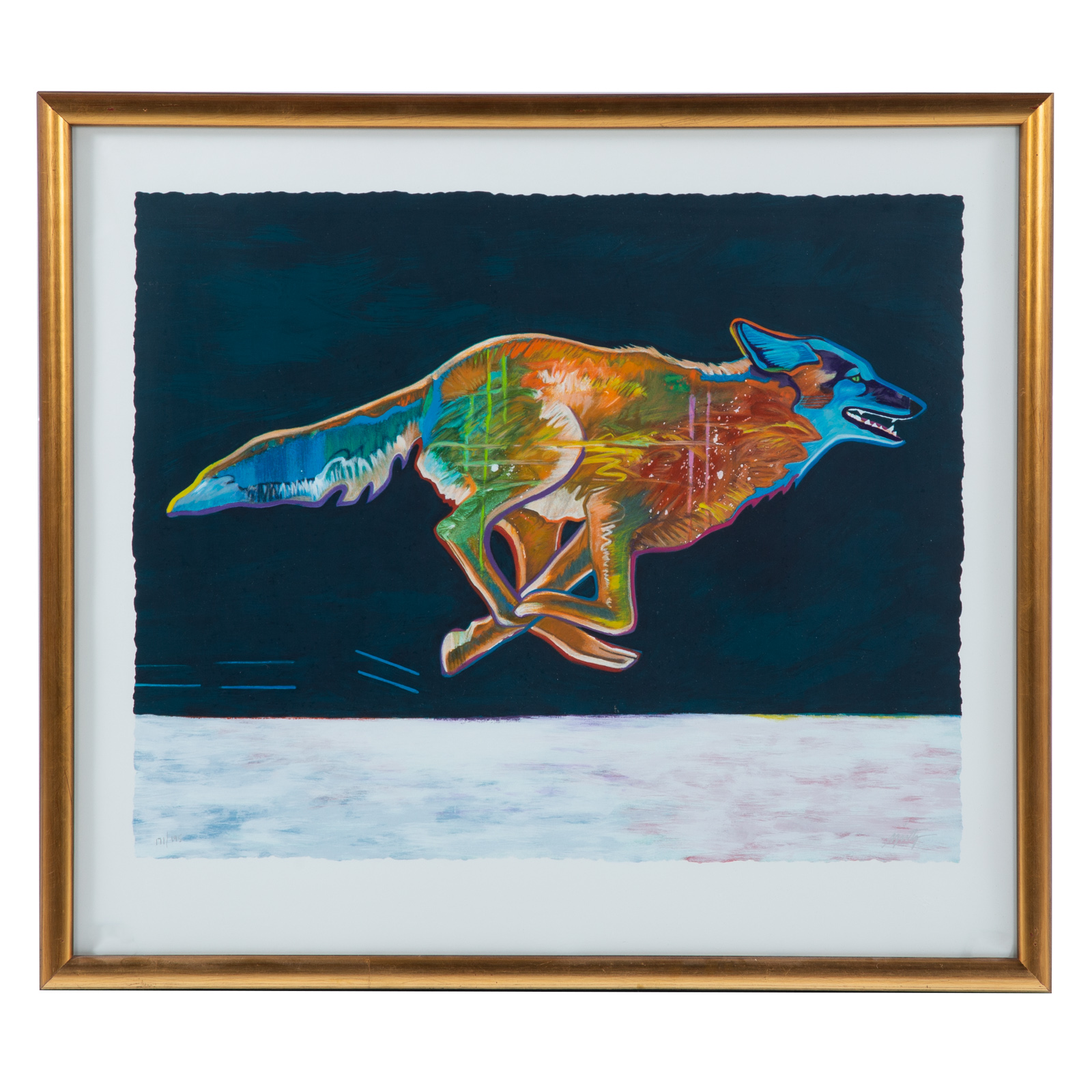 JOHN NIETO. RUNNING COYOTE,