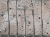 JOHN OGILBY, LONDON ROAD MAP,