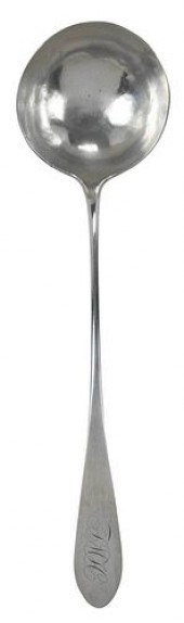 JOHN PEARSON COIN SILVER LADLE