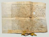 John Penn 1773 land grant, par