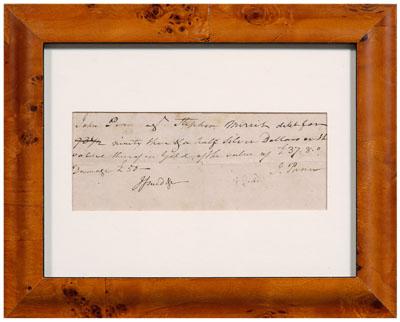 John Penn manuscript document