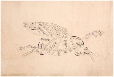 John Perkins calligraphy drawing